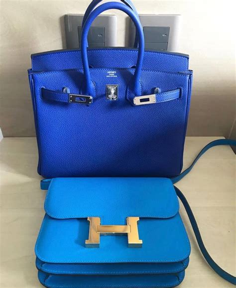 hermes blue electric|Hermes Bag Color Guide .